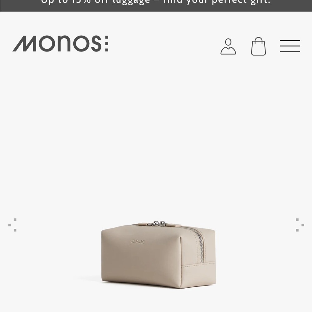 Monos metro small toiletry case